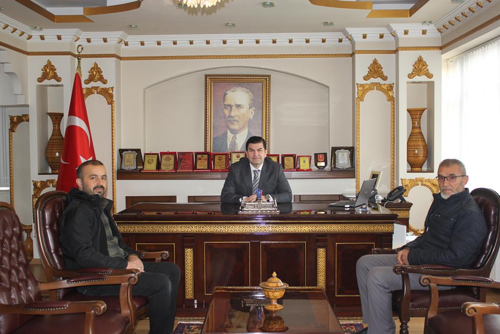 İlçemiz Üniversite Camii Yapımına Başlanacağı İçin Kaymakamımıza Ziyaret