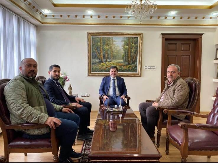 Kaymakamımız Sayın Ahmet KARTEPE, Sayın Ahmet KOYUNCU, İlhan ERALTIN ve  Sayın Ömer GÖLBAŞI'nın katılımları ile istişare Toplantısı gerçekleştirildi